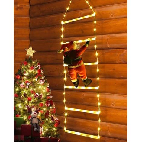 Guirlande Electrique - - Rideau Lumineux Noël Extérieur - 97 LED - 8 Modes - Étanche (1/4)