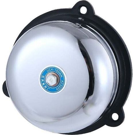 Elektrische Glocke aus Edelstahl, 10 cm (4 Zoll), 220 V, 10 W, explosionsgeschützt, mit integrierter akustischer Signalvorrichtung – ideal für akustische und optische Signale sowie Alarme in stark fre (1/5)