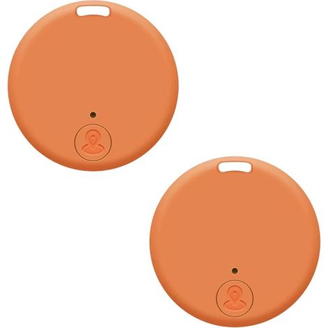 Traceur GPS pour chat (2 pièces) - Traceur intelligent anti-perte pour chien, localisation des chats et animaux de compagnie, orange (1/5)