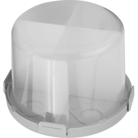 Boîte de Rangement Alimentaire 4 Compartiments Gris pour Céréales et Grains (1.8L) (1/5)