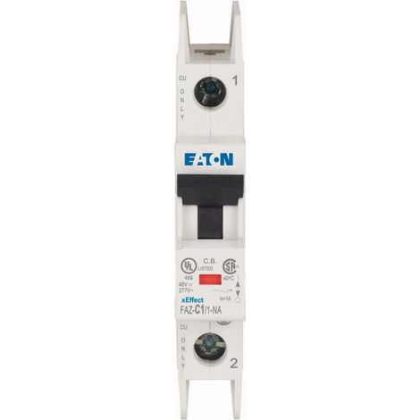 Disjoncteur FAZ cbe C 1A 1P NA UL 000102078 EATON FAZ C1/1 NA