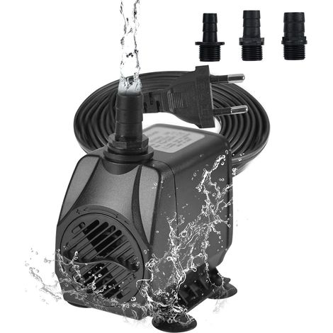 Pompe Aquarium, 35W 2000L/H Pompe pour Fontaine Pompe Fontaine Exterieur, Pompe a Eau Aquarium (1/5)