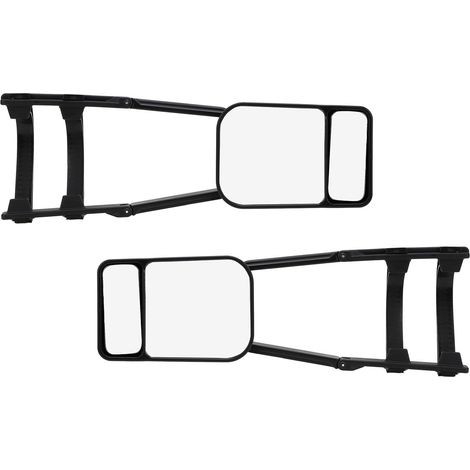 Extension de Rétroviseur de Remorquage, Réglable à 360 Degrés sur l'Extension de Rétroviseur Latéral pour une sécurité Améliorée, avec Matériau ABS et Verre, pour Voiture Camion Remorque RV
