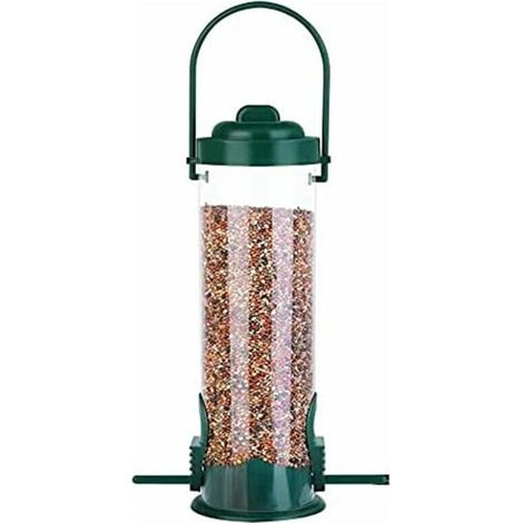 Mangeoire À Oiseaux - Extérieure Étanche Avec Couvercle - Pour Jardin Balcon Arbre - 1 Pièce (1/5)