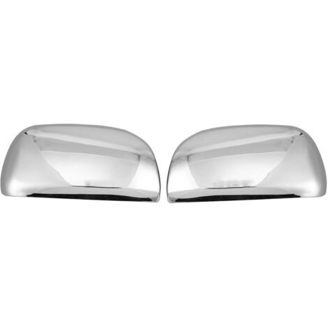 BUNTHAUS 2pcs Capuchon de couverture de rétroviseur latéral ABS Décoration chromée Fit pour RAV4 2006-2008 (1/5)