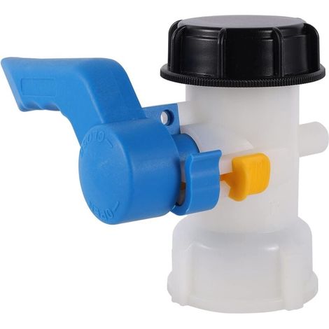Adaptateur IBC 50 mm à 62mm Vanne Cuve 1000l Plastique, Raccord Cuve 1000 litres pour Reservoir Eau de Pluie,Conteneur (1/4)