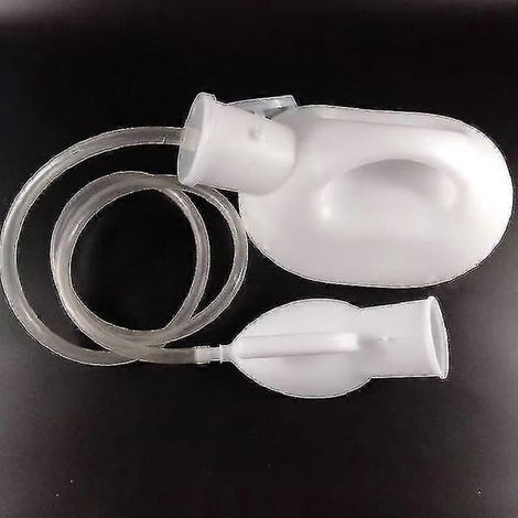 Bouteille d'urine pour hommes avec couvercle anti-fuite, bouteille d'urine portable pour hommes, bassin pour patientsxnsaZ4white (1/5)