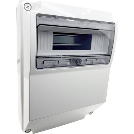 Coffret pour prise industrielle étanche IP65 IK10 - 1 rangée de 12 modules - 360x250x125mm (1/5)