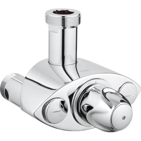 GROHE 35087000 Mitigeur thermostatique Grohtherm XL 35087 Montage mural DN32 chromé (1/3)