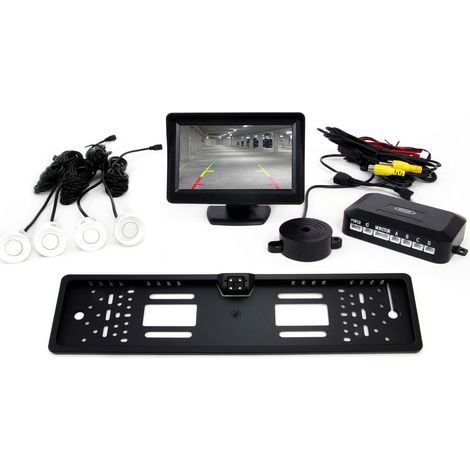 Kit de sensor TFT01 de 4,3" con cámara LED CAM-402, 4 sensores blancos (1/5)
