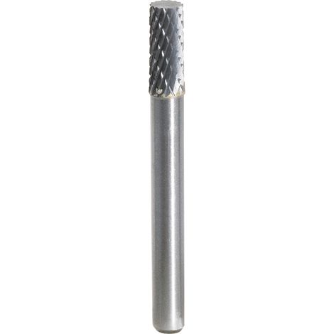 KS Tools HM Zylinder-Frässtift Form A ohne Stirnverzahnung, 6mm (1/4)