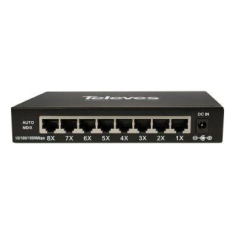 Switch Ethernet L2 Non Gestibile 8 Porte Gigabit