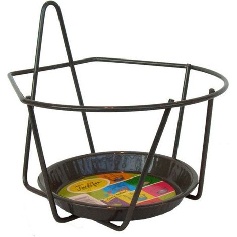 Supporto Vaso Jardifer Rotondo Grigio, H.20,5 X L.22 Cm JARDIFER