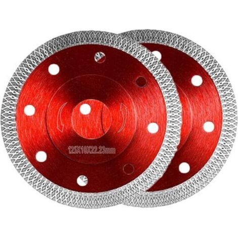 Disco de corte Danté para gres porcelánico 125 x 22,23 mm para azulejos, granito (para amoladora angular Ø 125 x 22,23)... (1/5)
