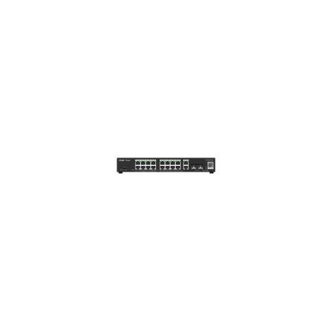 SWITCH RUIJIE RG-ES220GS-P 20 PUERTOS GIGABIT POE 16 POE2 2RJ45
