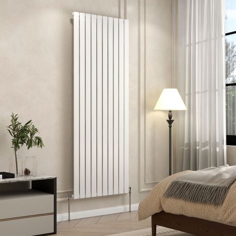 AVER-GROWTH Flat Panel Single Designer Radiator Central Heating Rads 1800x680mm White (1/5)