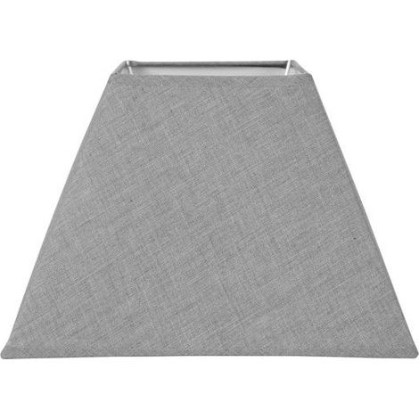 Abat-jour carré - SEMA - D26cm - Gris clair - Papier - Design épuré