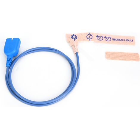 Capteur SpO2 jetable, prise 9 broches, sonde de saturation en oxygène, compatible Nihon Kohden (1/5)