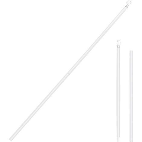 Baguette à Rideaux Store Vertical 60cm en PP Facile à Assembler et Installation Rapide pour Fenêtres sans Perçage (1/5)