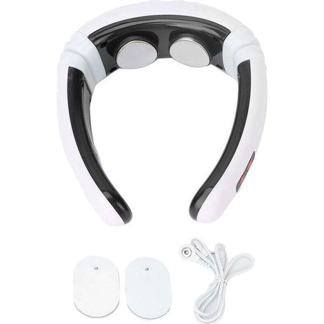 Appareil massage cervical électrique chauffant - Traitement colonne vertébrale - Soulagement efficace (1/4)
