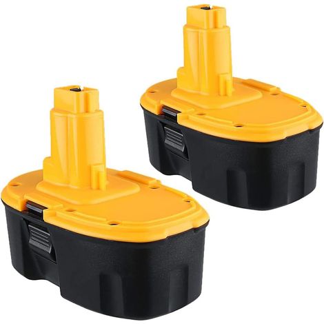 2X 18V 4.6Ah Ni-MH Batterie pour Dewalt DE9039 DE9095 DE9096 DE9098 DE9503 DW9095 DW9096 DW9098 DC9096 DC9098 DC9099