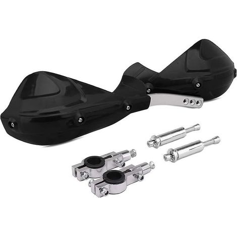 Universelle Handschützer für Offroad-Motorräder, kompatibel mit 7/8" (22 mm) und 1 1/8" (28 mm) Durchmesser – Schwarz