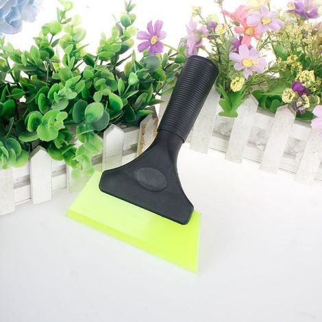 Grattoir multifonctionnel en silicone pour fenêtres de salle de bain, douche, porte de miroir, fenêtre, verre, porte de douche, pare-brise de voiture, grattoir à vitre (vert)