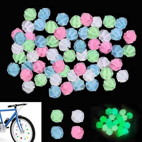 108 pièces de perles pour rayons de vélo, clips décoratifs. (1/5)