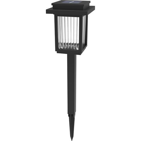 Lampe solaire à piquer pour extérieur : éclairage paysager, jardin, camping, pelouse, parc, couloir, veilleuse - HW-6218 (1/5)