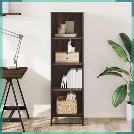 849128 Bibliothèque chêne marron 40x35x139 cm bois d'ingénierie (1/5)