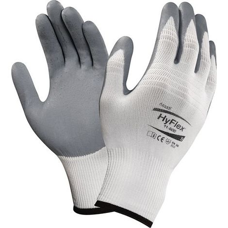 PACK SIZE 9 Ansell-Handschuhe GRAY 12 Paare