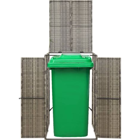 Maison Exclusive - Mülltonnenbox für 1 Tonne Grau 70x80x117 cm Po