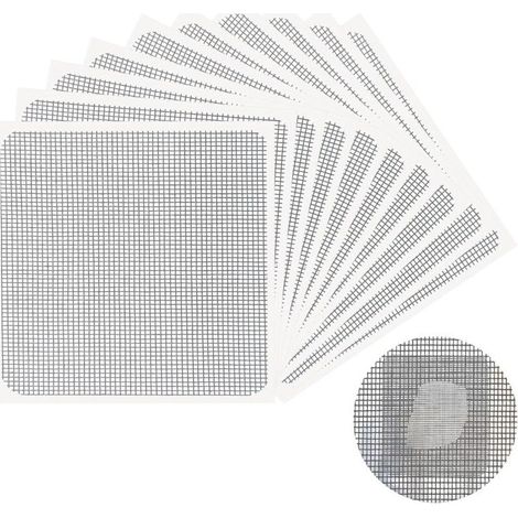 Moskitonetz-Reparaturset, 10 Stück Moskitonetz-Reparaturband, Moskitonetz-Reparaturflicken, Fensterreparatur, Fiberglas-Moskitonetz-Reparaturband (1/5)