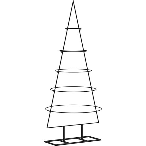 Albero di Natale  Albero natalizio  Albero festivo in metallo 125 cm Acciaio Verniciato a Polvere (1/5)