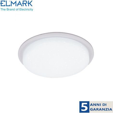 GLOSS APPLIQUE 24W 6500K D.22 ALUMINIUM - Luce FREDDA