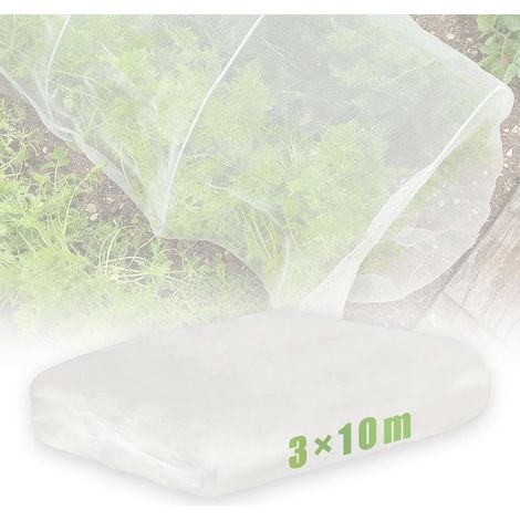 Filet Anti Oiseaux et Insectes 3x10m,Maille Ultra-Fine 0.8x1 mm Filet de Protection pour Potager, Protection Légumes, Fruits et Fleurs, Protection contre Oiseaux, Insectes, Grêle (1/5)