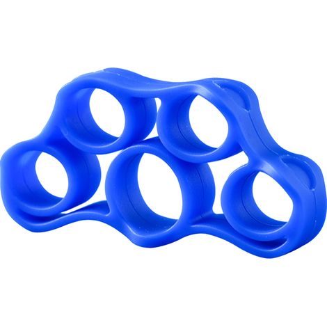Lot bleu 4KG niveau intermédiaire - Bande de résistance pour doigts, extenseur de main, renforcement des doigts contre arthrite et syndrome du canal carpien, exercice de guitare (1/5)