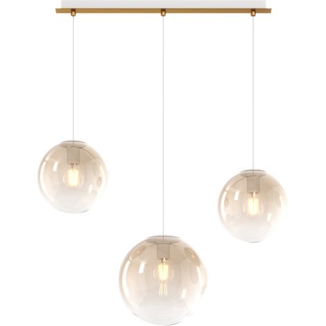 Lampadario classico top light big eclipse 1194 os s3 rpm am e27 led vetro lampada soffitto sfera globo