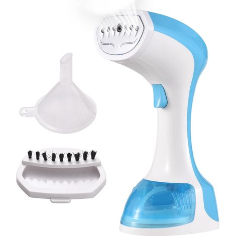 Sèche-linge portable 1100W à chauffage rapide avec réservoir d'eau amovible de 120 ml (bleu) (1/4)