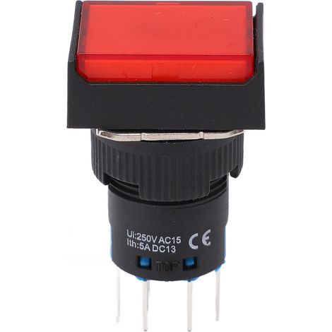 Bouton poussoir industriel 25 pièces, coque ABS, voyant lumineux, interrupteur de commande AC 220V pour démarreur électromagnétique (1/5)