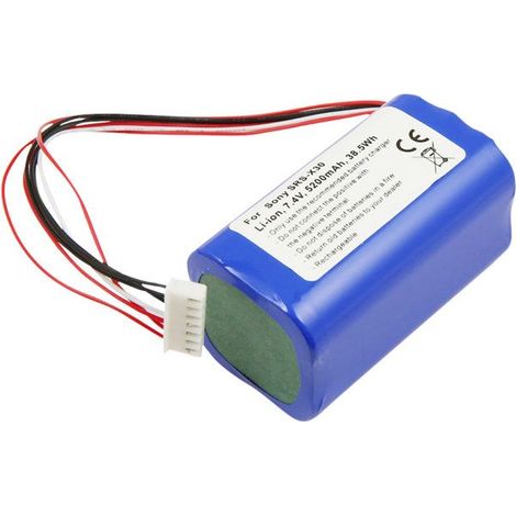 Batterie Li-ion 5200mAh - AVIZAR - Compatible Sony SRS-XB3 - 7,4V - Couleur Bleu - 5,2A (1/3)