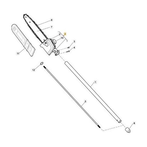 ATTACCO POTATORE ORIGINALE STIGA - 118802884/0