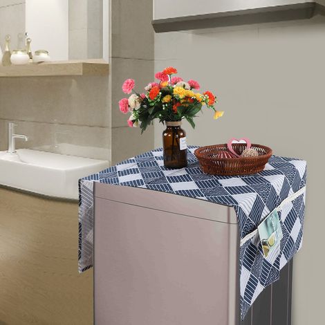 Staubdichte Kühlschrankabdeckung, Mehrzweck-Waschmaschinenabdeckung (55 x 130 cm / 21,7 x 51,2 Zoll) (1/5)