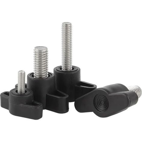 Écrous à oreilles, fixations pour pièces détachées 4 vis poignée (1/5)