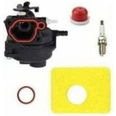 799583 carburateur filtre à air Remplacement Kit pour Briggs & Stratton 591160 595656 , XU,591979 593261 08P502 8P502 09P602 9P602 300E 450E 500E 125cc OVH Moteurs de Tondeuse à Gazon - (1/4)