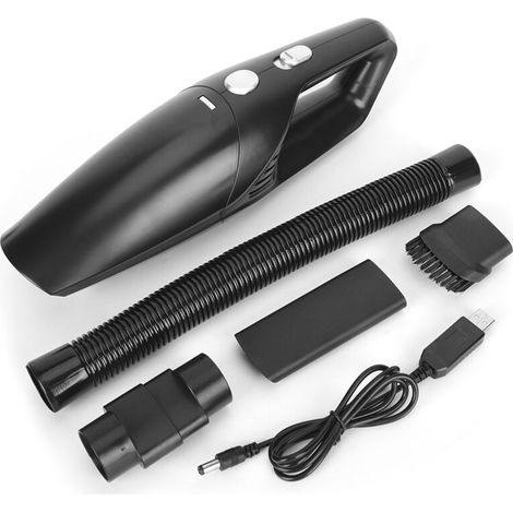 Leistungsstarker 120-W-12-V-Handstaubsauger für Nass und Trockenreinigung, kabellos, für Auto und Haushalt geeignet (1/5)