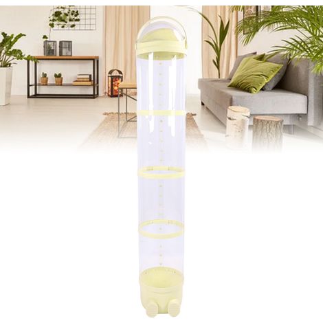 Tube de Stockage pour Peluches 162cm Capacité Maxime Transparent Organisateur Jouets pour Chambre Jaune (1/4)