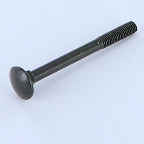 TRCC JAPY tête ronde collet carré M7X70 Pas de 100 Filetage partiel Acier zingué noir-1 pièce