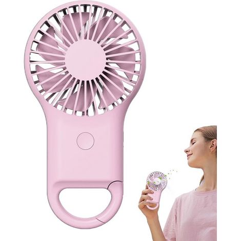 Ventilador,Ventilador de bolsillo LED de colores silencioso,Ventilador de mesa potente con batería de larga duración para la playa (1/2)