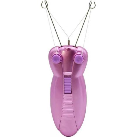 Épilateur électrique pour le visage pour femmes, épilateur de beauté pour femmes, épilateur en coton pour le visage (violet).-AquaForge (1/5)